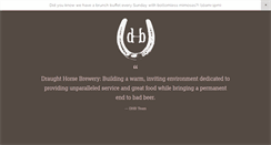 Desktop Screenshot of draughthorsebrewery.com